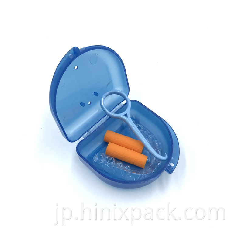 Plastic Portable Ventilation Dental Orthodontic Retainer Case With Vent Holes